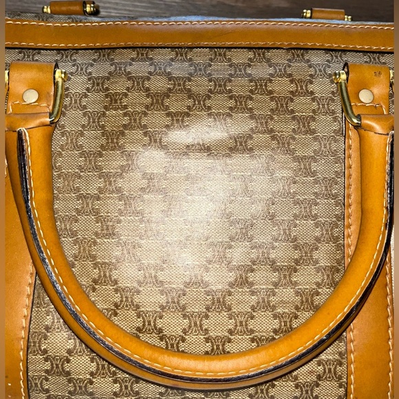 Celine Authentic Vintage Macadam Boston PVC Leather Bag - Picture 5 of 12